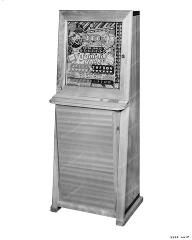 Genco Jumpin Jacks Vertical Pinball Machine 8x10 Reprint Of Old Photo - Photoseeum