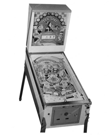 Williams Ten Spot Pinball Machine 1961 8x10 Reprint Of Old Photo - Photoseeum