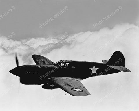P-40 Single-Engine Fighter Plane 8x10 Reprint Of Old Photo - Photoseeum