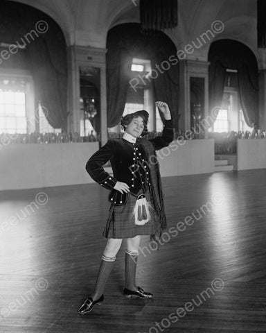 Scottish Dancer 1925 Vintage 8x10 Reprint Of Old Photo - Photoseeum