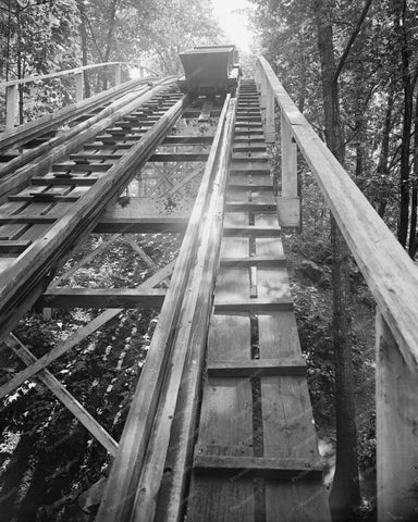 Glen Echo Roller Coaster Track Close Up 8x10 Reprint Of Old Photo - Photoseeum