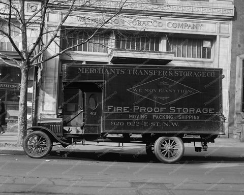 Ford Merchants Transfer Truck Vintage 8x10 Reprint Of Old Photo - Photoseeum