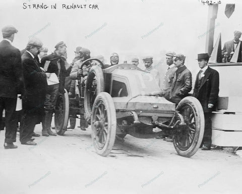 Renault Antique Racing Auto Car 1915 Vintage 8x10 Reprint Of Old Photo - Photoseeum