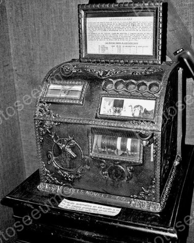 Mills Elk Slot Trade Machine Vintage 8x10 Reprint Of Old Photo - Photoseeum