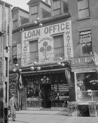 Pawn Shop Loan Office Vintage 8x10 Reprint Of Old Photo - Photoseeum