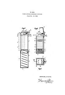 USA Patent First PEZ Dispenser 1940's Drawings - Photoseeum