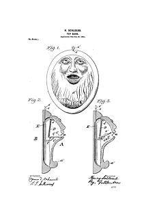 USA Patent Scholerb Mechanical Bank 1900's Drawings - Photoseeum