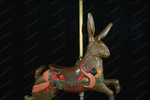 Glen Echo Dentzel Carousel Rabbit 4 4x6 Reprint Of Color Old Photo - Photoseeum