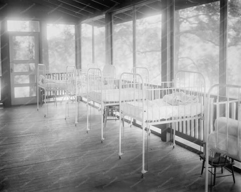 Camp Goodwill Baby Hospital  Nursery 1910s 8x10 Reprint Of Photo - Photoseeum