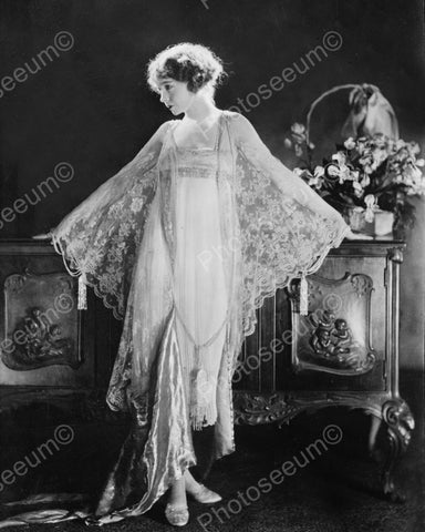 Lillian Gish Posing Vintage 8x10 Reprint Of Old Photo - Photoseeum