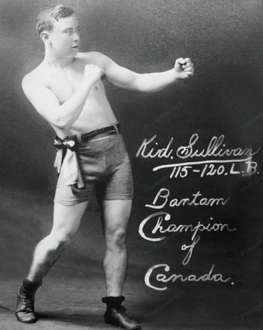 Boxing Champ Poses 1915 Vintage 8x10 Reprint Of Old Photo - Photoseeum