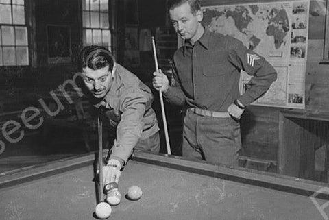 Pool Room Virginia 1930s Sargent playing 4x6 Reprint Of Old Photo - Photoseeum