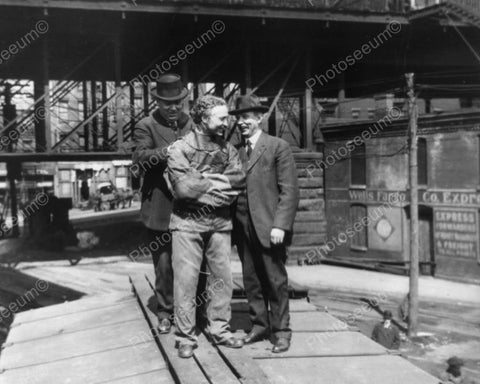 Houdini On Top Of Train! 1900s 8x10 Reprint Of Old Photo - Photoseeum