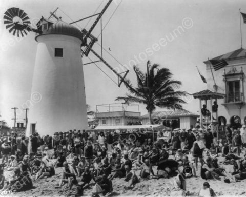 Miami Beach Busy Casino Scene! 1920s  8x10 Reprint Of Old Photo - Photoseeum