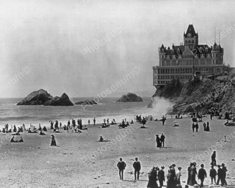 San Francisco Ocean Cliff House 1900s 8x10 Reprint Of Old Photo - Photoseeum