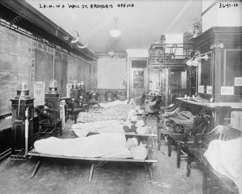 Wall Street Executives Nap Time! 1900s 8x10 Reprint Of Old Photo - Photoseeum