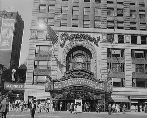 Paramount Theater Times Square 1940s 8x10 Reprint Of Old Photo - Photoseeum
