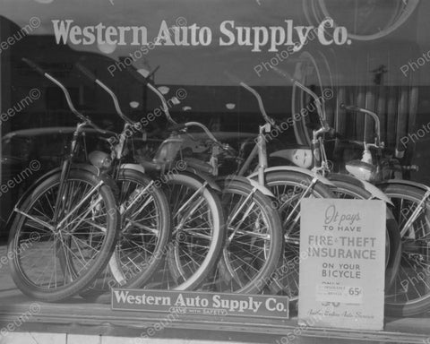 Bicycle Shop 1942 Vintage 8x10 Reprint Of Old Photo - Photoseeum