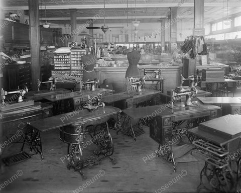 Singer Sewing Machines 1920's Vintage 8x10 Reprint Of Old Photo - Photoseeum