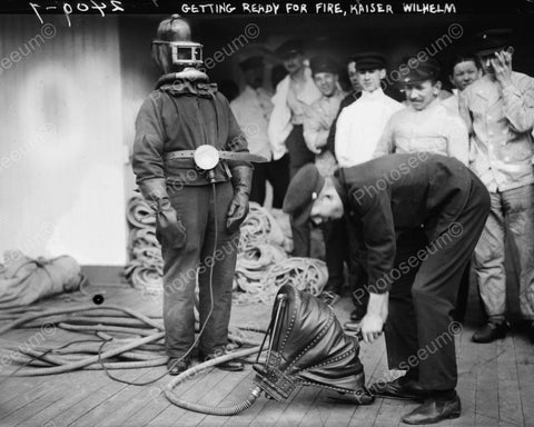 Testing Fire Fighting Equipment Vintage 8x10 Reprint Of Old Photo - Photoseeum