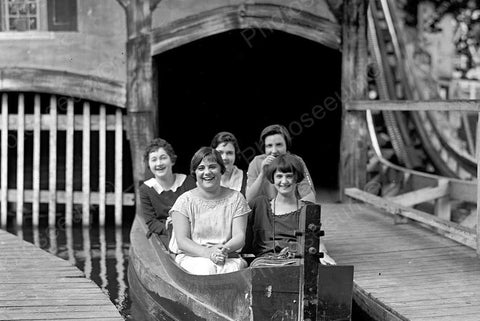 Glen Echo Maryland Tunnel of Love 1920s 4x6 Reprint Of Old Photo - Photoseeum