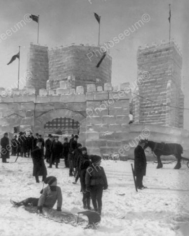 Montreal Midwinter Carnival 1909 Vintage 8x10 Reprint Of Old Photo - Photoseeum