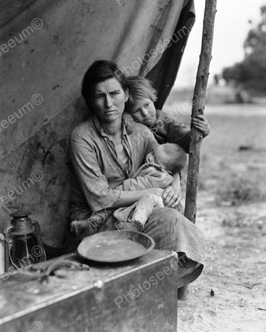 Sad Mother Cradles Baby Depression 1900s 8x10 Reprint Of Old Photo - Photoseeum