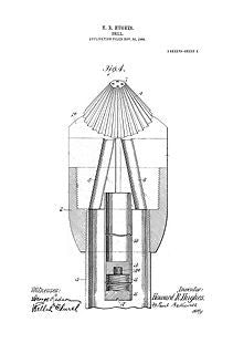 USA Patent Howard Hughes Drill 1900's Drawings - Photoseeum