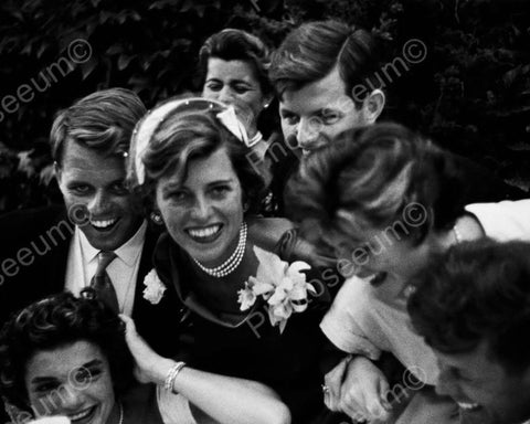 Kennedy Wedding Scene Close Up Vintage 8x10 Reprint Of Old Photo - Photoseeum