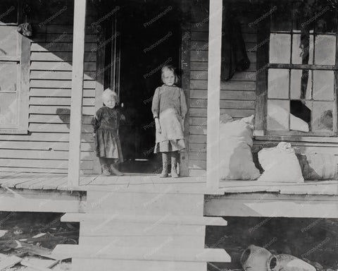 Children North Carolina Porch 1900s 8x10 Reprint Of Old Photo - Photoseeum