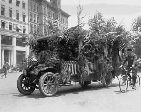 Tree Truck Float 1919 Vintage 8x10 Reprint Of Old Photo - Photoseeum