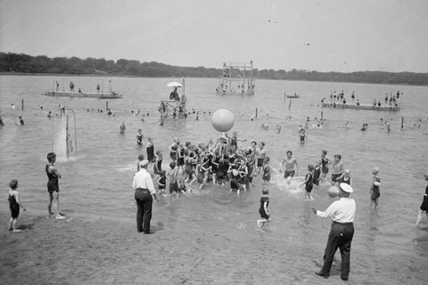 Washington Tidal Basin Pushball Game 1900 4x6 Reprint Of Old Photo - Photoseeum