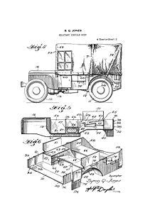 USA Patent Jeep Willys 1940s Military Drawings - Photoseeum