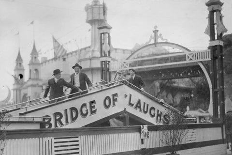 Coney Island Luna Park Bridge of Laughs 4x6 Reprint Of Old Photo - Photoseeum