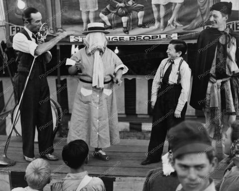 Oregon Fair Sideshow Elephant Man? 1940s 8x10 Reprint Of Old Photo - Photoseeum