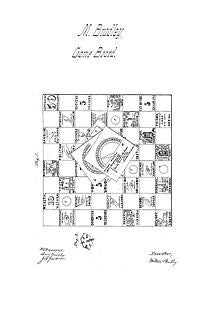 USA Patent Game of Life Milton Bradley 1860's Drawings - Photoseeum