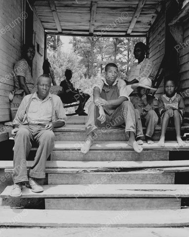 Farm Family1939 Vintage 8x10 Reprint Of Old Photo - Photoseeum