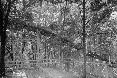 Glen Echo Park Roller Coaster 1920s 4x6 Reprint Of Old Photo - Photoseeum