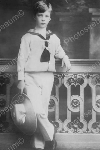 Young Sailor Boy Nostalgic Portrait 4x6 Reprint Of Old Photo - Photoseeum