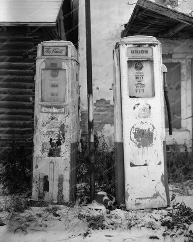 Shell Gas Pump Abandoned Gas Station 8x10 Reprint Of Old Photo - Photoseeum