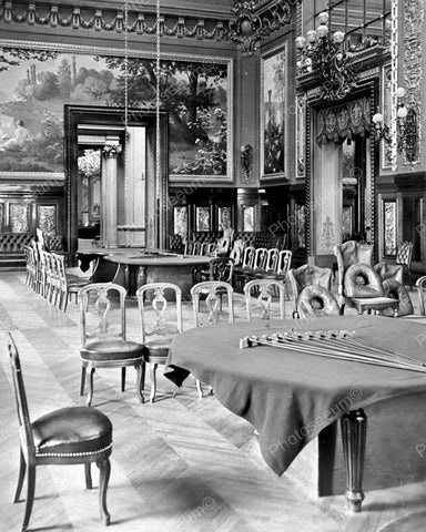 Monte Carlo Gambling Hall 1900 Vintage 8x10 Reprint Of Old Photo - Photoseeum