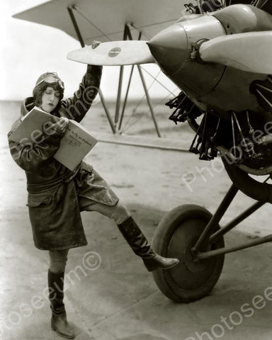 How To Fly A Plane 1929 Vintage 8x10 Reprint Of Old Photo - Photoseeum