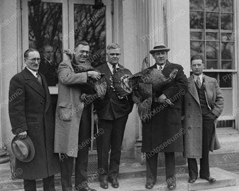 Thanksgiving Turkey For The President 1929 Vintage 8x10 Reprint Of Old Photo 2 - Photoseeum