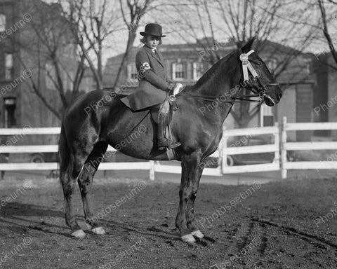 Horse Show 1923 Vintage 8x10 Reprint Of Old Photo - Photoseeum