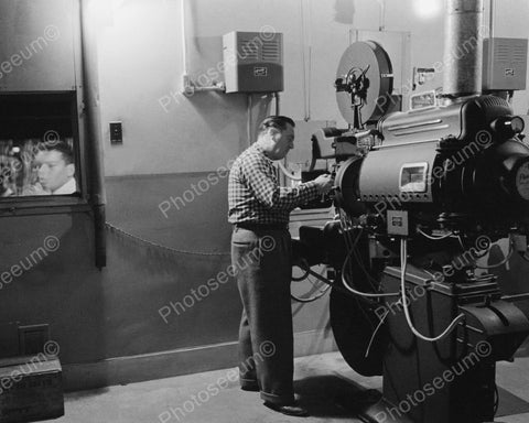 Antique Movie Theater Projector 1900s 8x10 Reprint Of Old Photo - Photoseeum