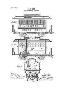 USA Patent Motor Bank 1880's Drawings - Photoseeum