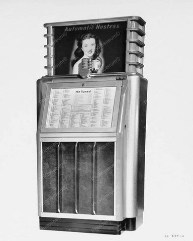 AMI Automatic Hostess Scopitone Jukebox 1941 Vintage 8x10 Reprint Of Old Photo - Photoseeum