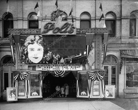 Poli's Theatre Vintage Entrance 1900s 8x10 Reprint Of Old Photo - Photoseeum