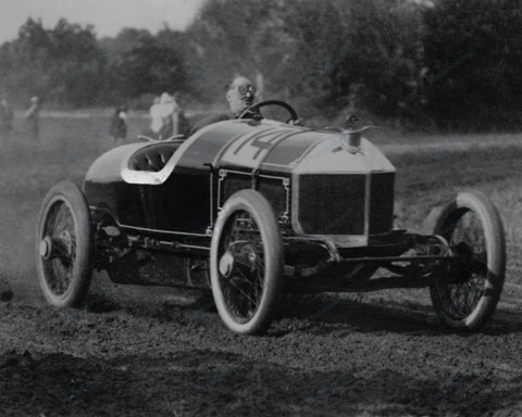 Car 14 Auto Races Bennings DC 1915 Vintage 8x10 Reprint Of Old Photo 1 - Photoseeum