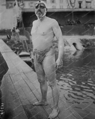 William T Burgess Channel Swimmer 8x10 Reprint Of Old Photo - Photoseeum